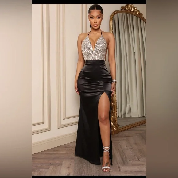 Fashion Nova Dresses Fashion Nova Diamonds Forever Embellished